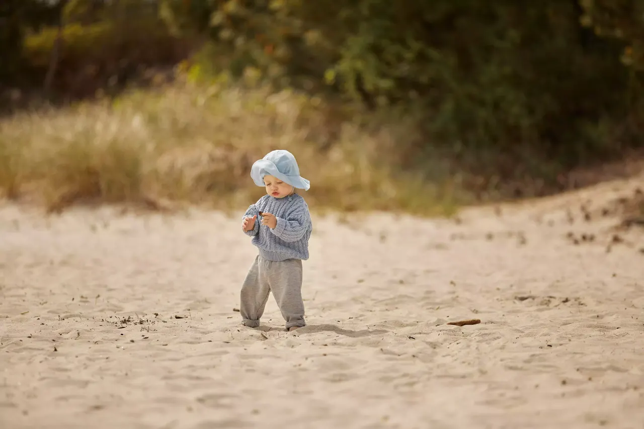 Child in natural setting