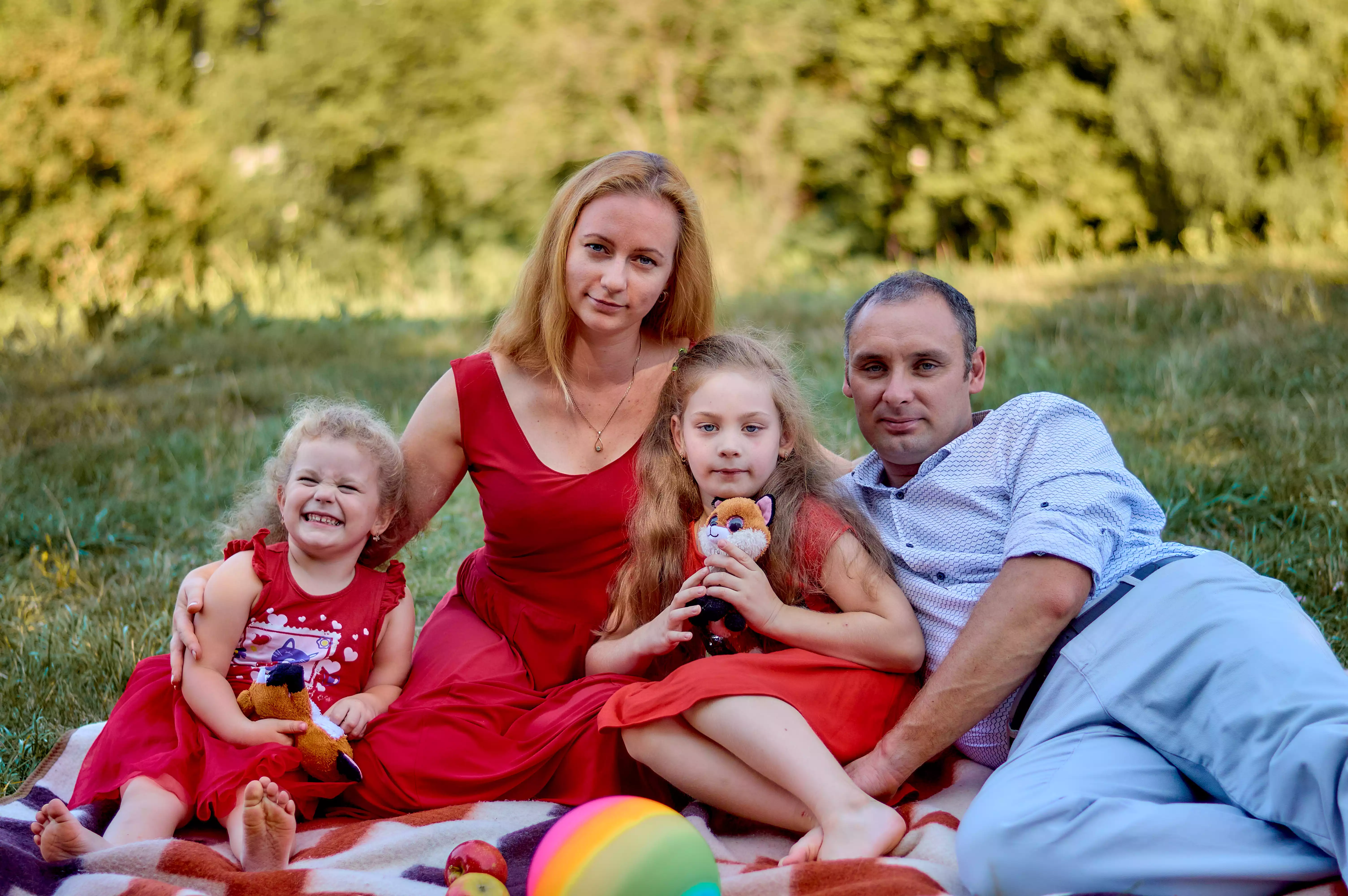 Couples in natural setting