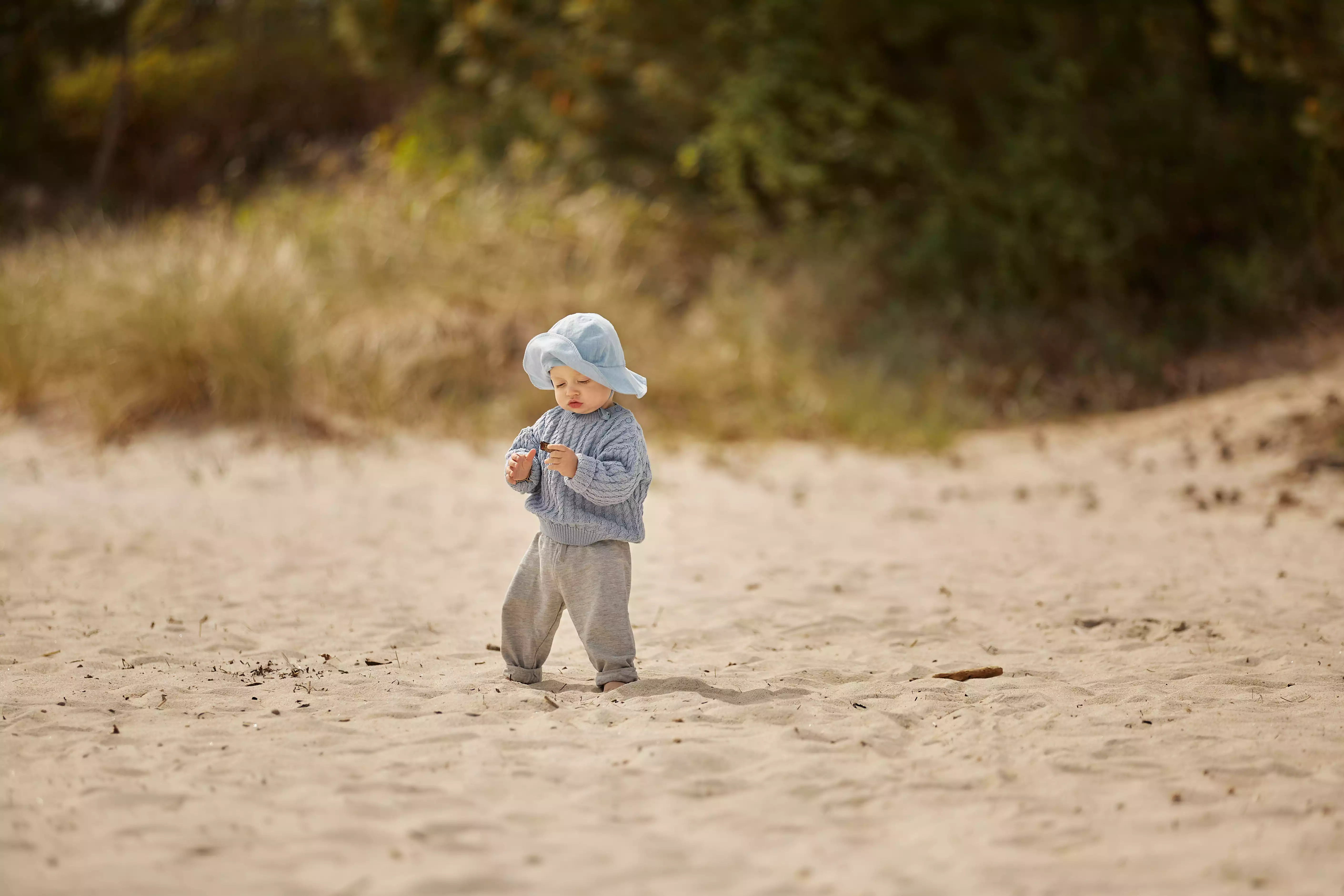 Child in natural setting