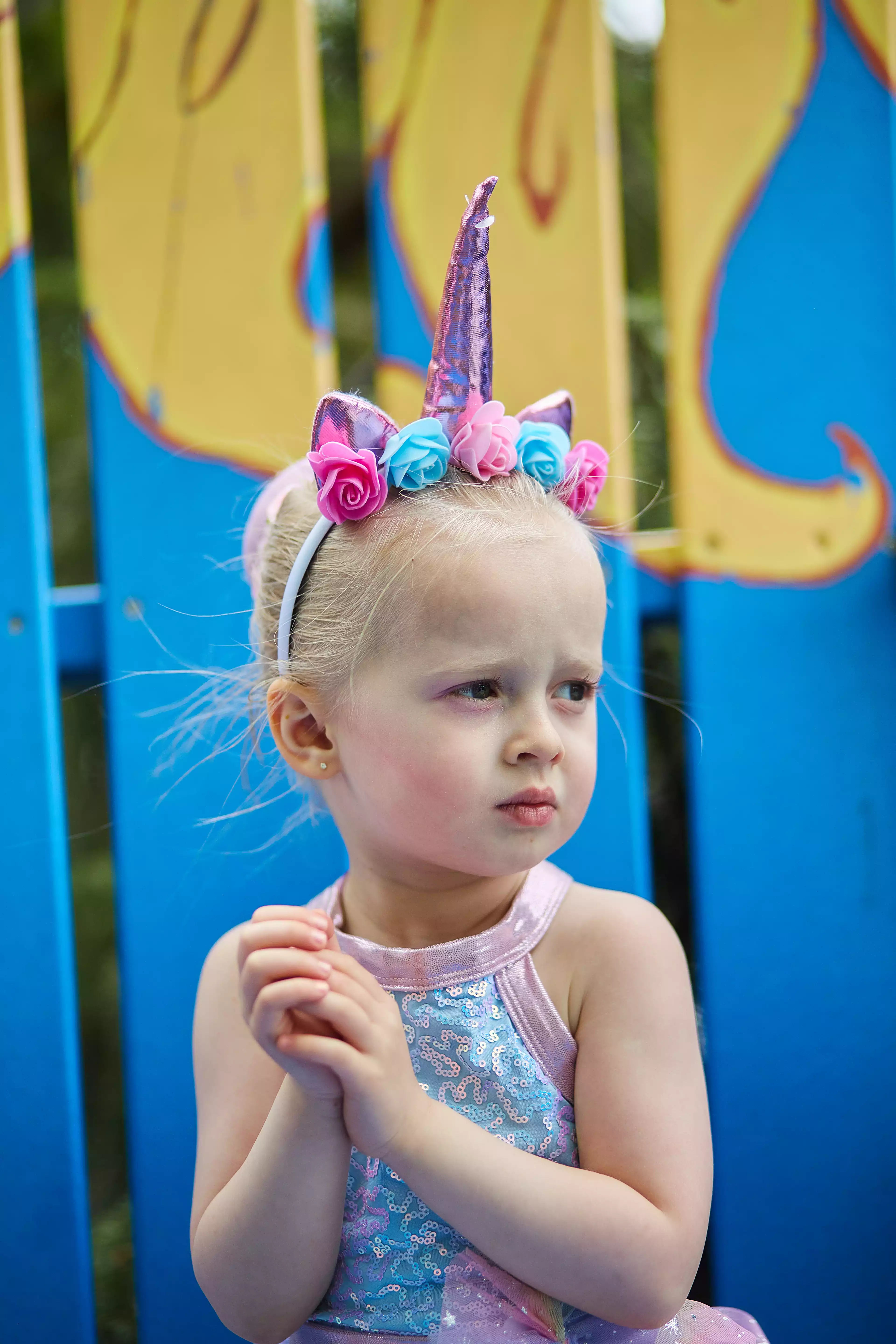 Kids portrait, real emotion