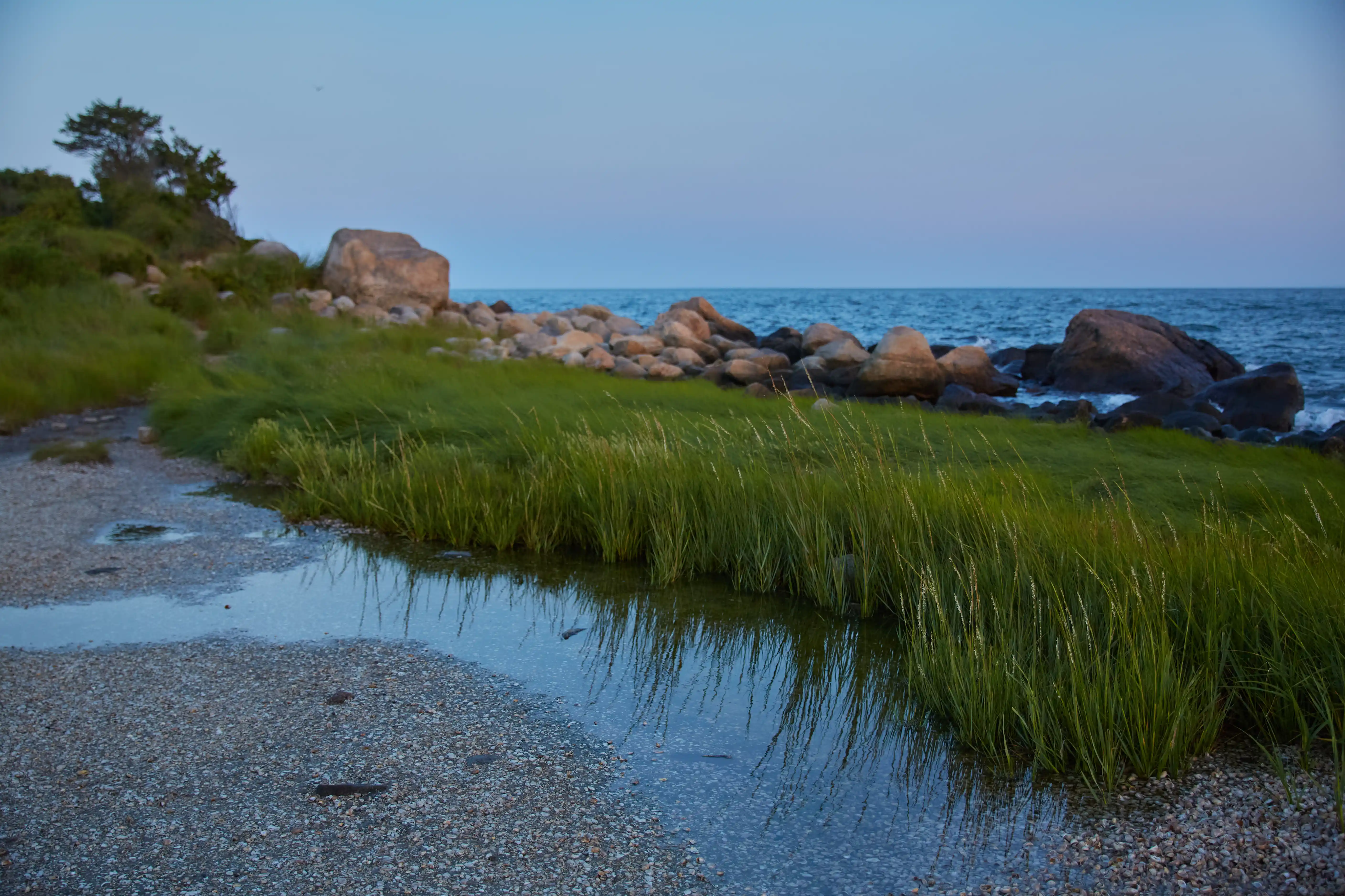 Scenic landscape, light and mood