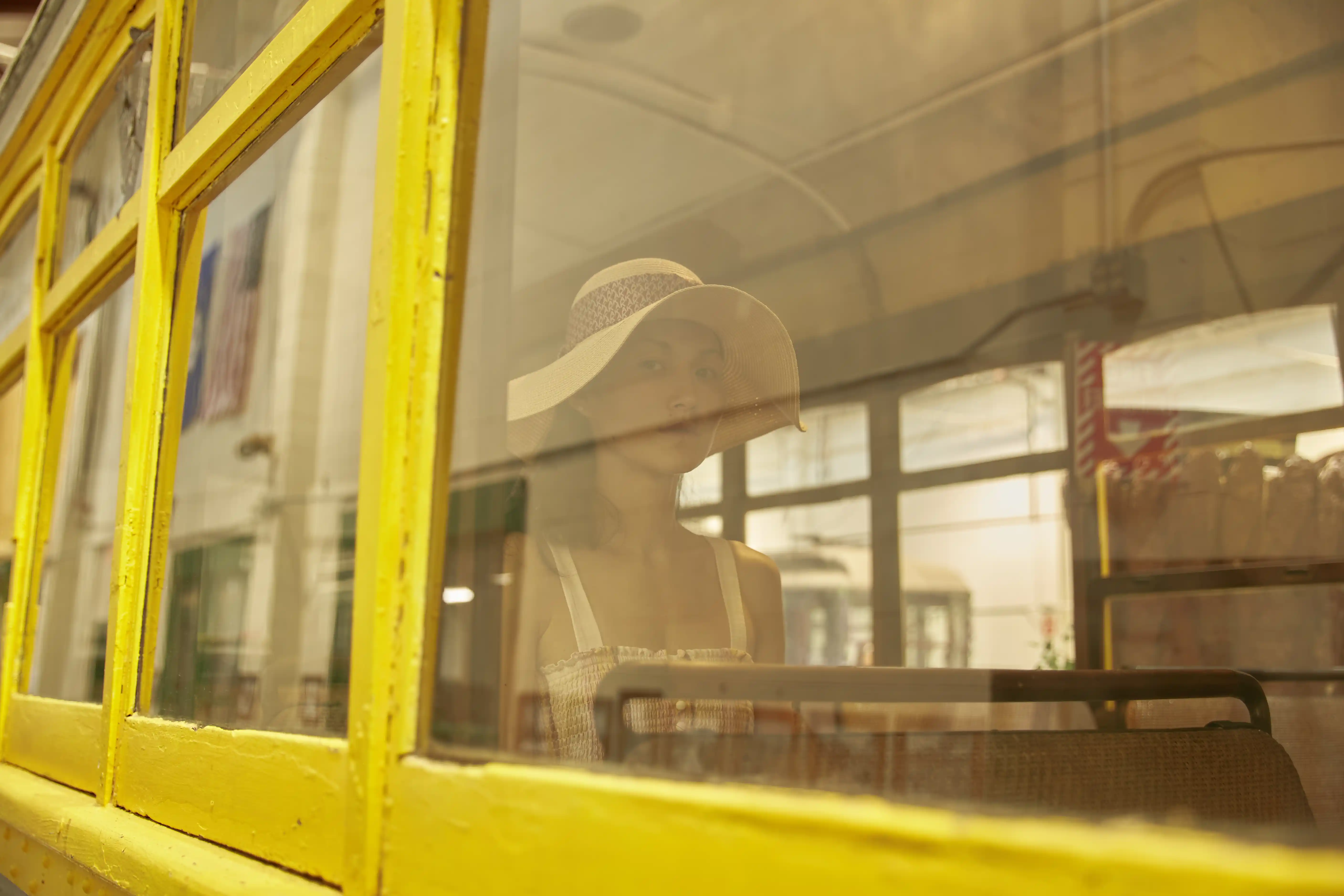 Portrait with expressive composition